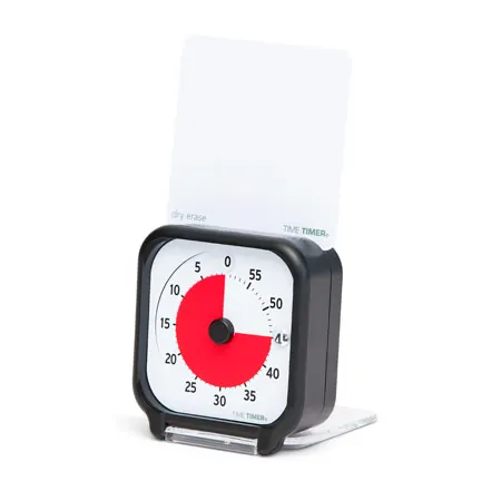 Time Timer Table Clock with acoustic signal, small, 7,5x7,5 cm
