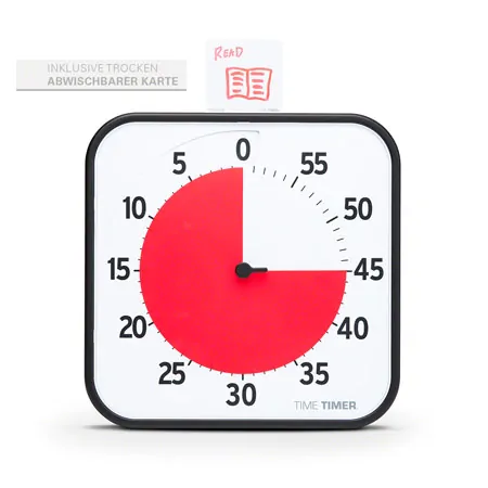 Time Timer Table Clock with acoustic signal, big, 30x30 cm