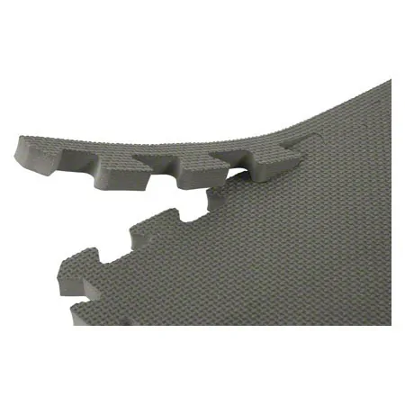 Vario-Step gymnastics mat, LxWxH 60x60x1.4 cm, black gray
