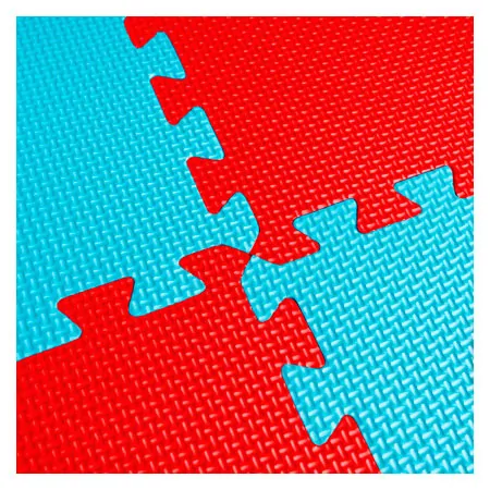 Vario-Top exercise mat, LxWxH 100x100x2.5 cm, red