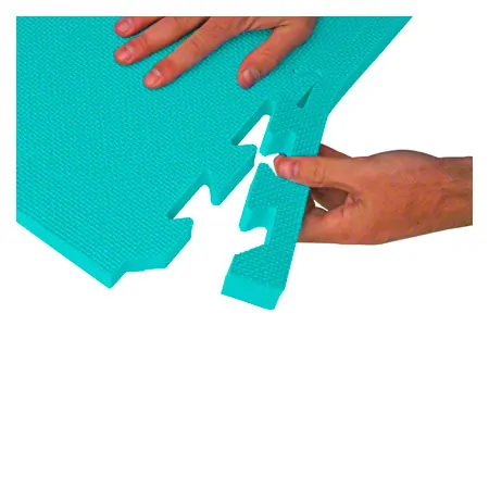 Vario-Top exercise mat, LxWxH 100x100x2.5 cm, green