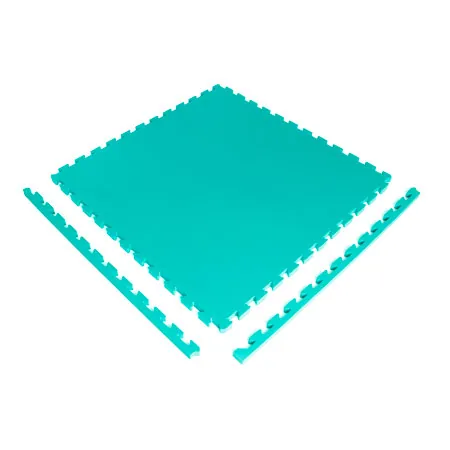 Vario-Top exercise mat, LxWxH 100x100x2.5 cm, green