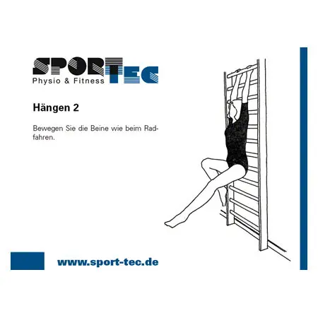 Wall bars combination, complete, 3-pcs.