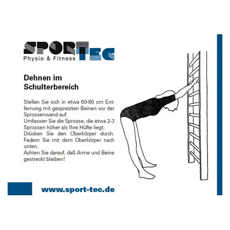 Wall bars combination, complete, 3-pcs.