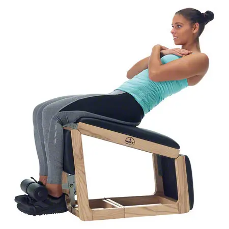 NOHrD Abdominal and Back Trainer Triatrainer, ash, pleather
