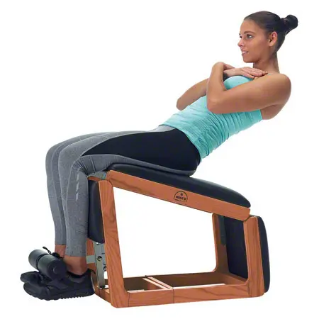 NOHrD Abdominal and Back Trainer Triatrainer, Club-Sport, pleather