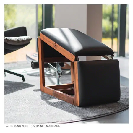 NOHrD Abdominal and Back Trainer Triatrainer, nut tree, pleather