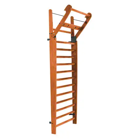 NOHrD Wall bars cherry, foldout, HxWxD 230x80x13 cm, 14 bars