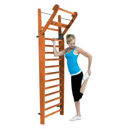 NOHrD Wall bars cherry, foldout, HxWxD 230x80x13 cm, 14 bars