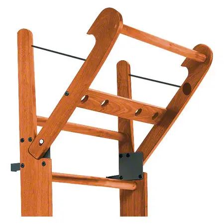 NOHrD Wall bars cherry, foldout, HxWxD 230x80x13 cm, 10 bars