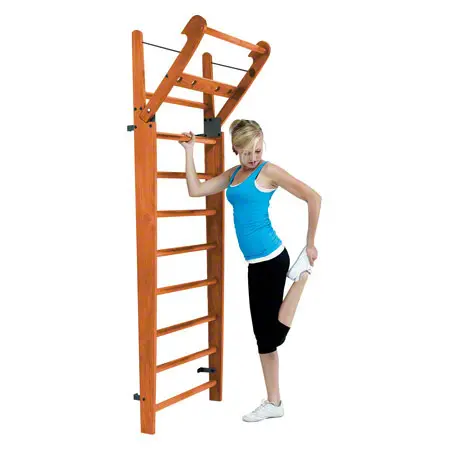 NOHrD Wall bars cherry, foldout, HxWxD 230x80x13 cm, 10 bars
