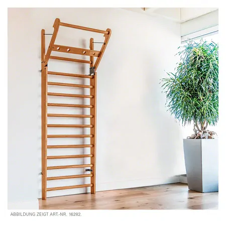 NOHrD Wall bars cherry, foldout, HxWxD 230x80x13 cm, 10 bars