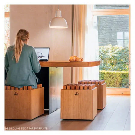 NOHrD Stool HedgeHock, Oak
