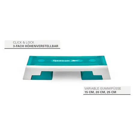 REEBOK Step professional, white-cyan
