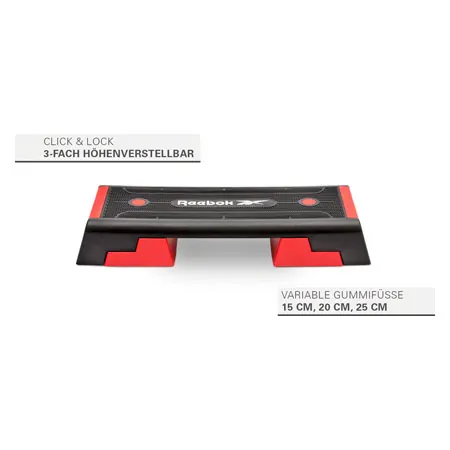 REEBOK Step professional, black-red