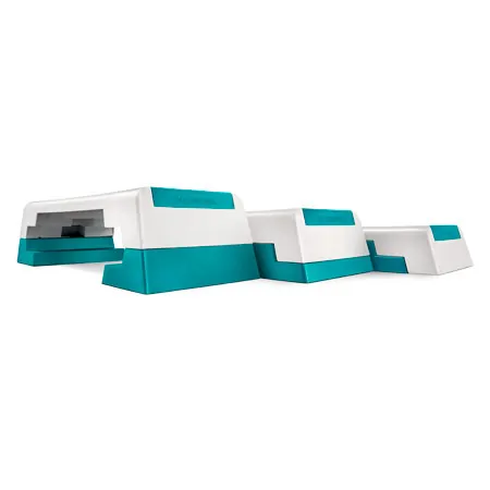 REEBOK Step semi-professional incl. DVD, white-cyan