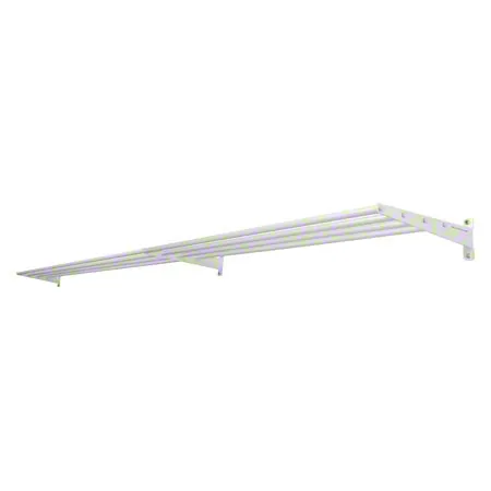 Wall bracket with 4 braces incl. extension module, 50x350 cm