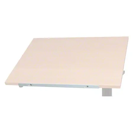 Reference edge for sit-stand work table, 56x0.5 cm