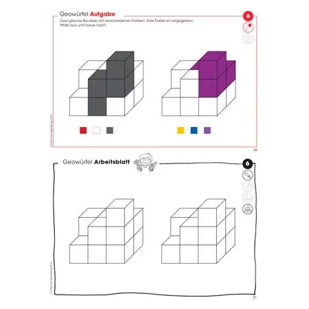 Nikitn workshop exercise cards & game templates for the Geo-Cube, 193 pages