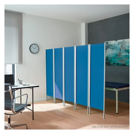 Lightweight screen 4-leaf, HxB 165x204 cm