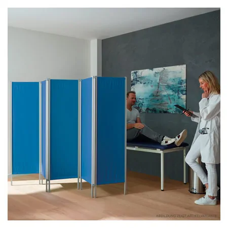 Lightweight screen 4-leaf, HxB 165x204 cm