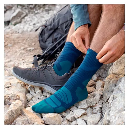 Bauerfeind Sports Outdoor Merino Socks Mid Cut, men
