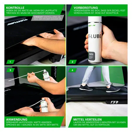Silicone Spray for Tunturi Treadmills, 200 ml