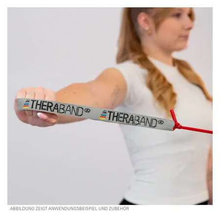 Thera-Band Tubing, 30.5 m, medium, red