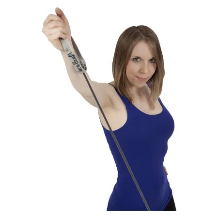 Thera-Band Tubing with handle, 1.4 m, specially thick, black