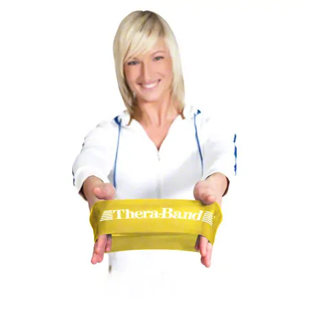 Thera-Band Loop,  26 cm, 7.6x45.5 cm, lightweight, yellow
