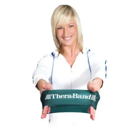 Thera-Band Loop,  26 cm, 7.6x45.5 cm, thick, green