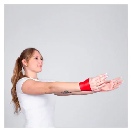 Thera-Band loop set of 4, � 13 cm, 7,6x20,5 cm, each 1x yellow, red, green, blue