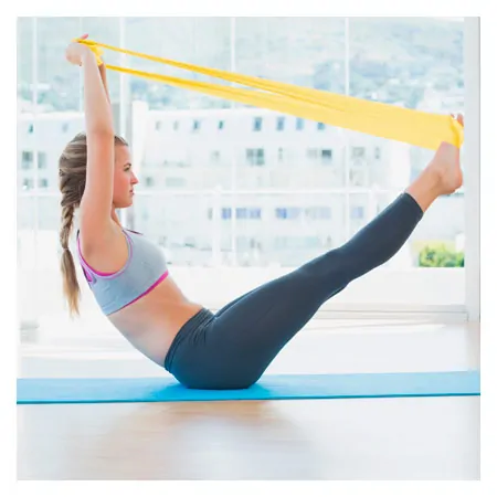 Thera band, 150 cm x 12,8 cm, light, yellow