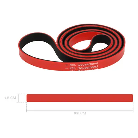 Deuser band Light, red / black