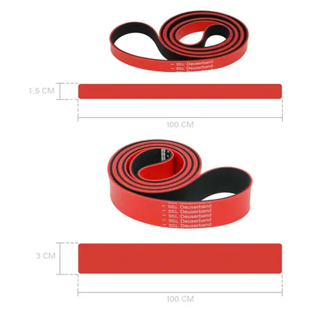 Deuser band set of 2., 2 thicknesses