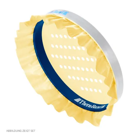 Thera-Band hand exerciser, lightweight, yellow, 6 inserts