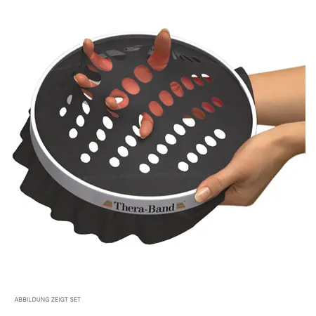 Thera-Band Hand exerciser, specially heavy, black, 6 inserts