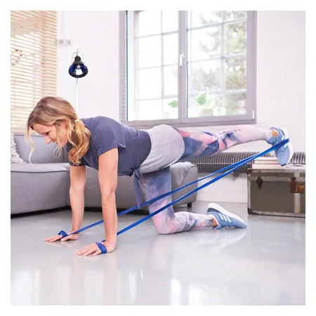 Thera-bands set of 4  incl. bags, 4 thicknesses