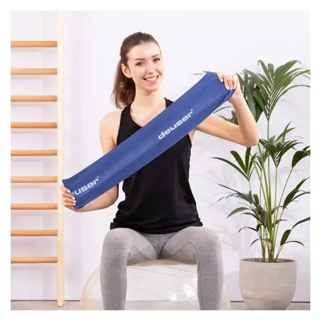 Deuser Physio Band 25 m x 15 cm, thick, blue