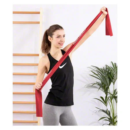 Deuser Physio Band 25 m x 15 cm, extra thick, red