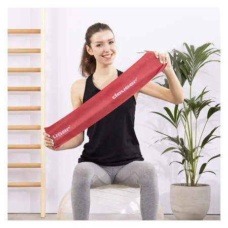 Deuser Band Therapy, 20 m x 10 cm, medium, red