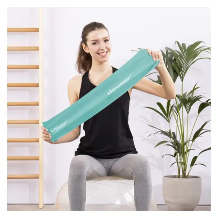 Deuser Band Therapie, 20 m x 10 cm, strong, green