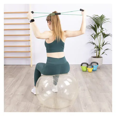 Fitness toner, medium, green, set of 10