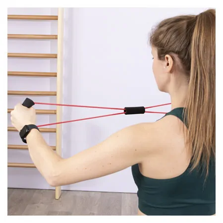 Fitness toner, strong, red, set of 10