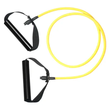 Fitness tube, lightweight, yellow