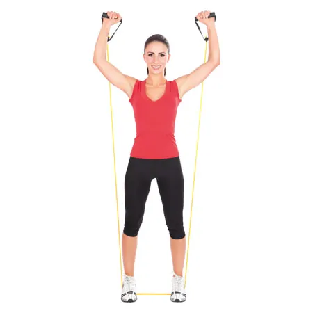 Fitness ring, lightweight, yellow, set of 10