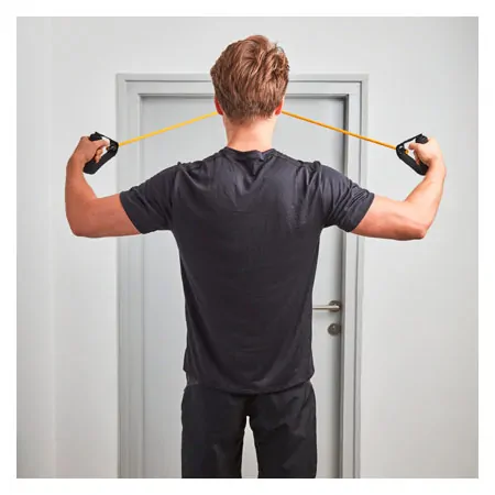 Shoulder Tube Pulley Set, lightweight, yellow