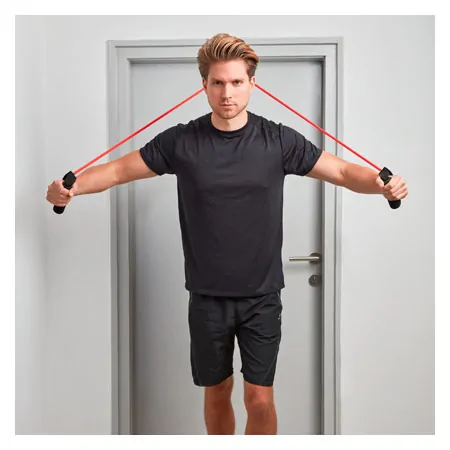 Shoulder Tube Pulley Set, medium, red