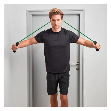 Shoulder Tube Pulley set, strong, green