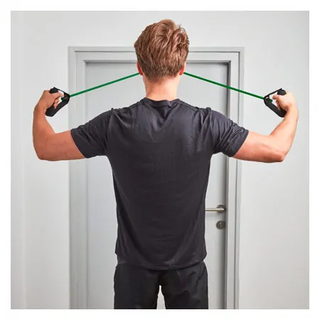 Shoulder Tube Pulley set, strong, green